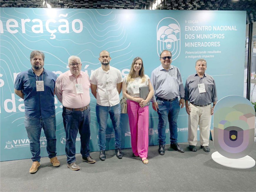 Município de Pains marca presença no V Encontro Nacional de Municípios Mineradores