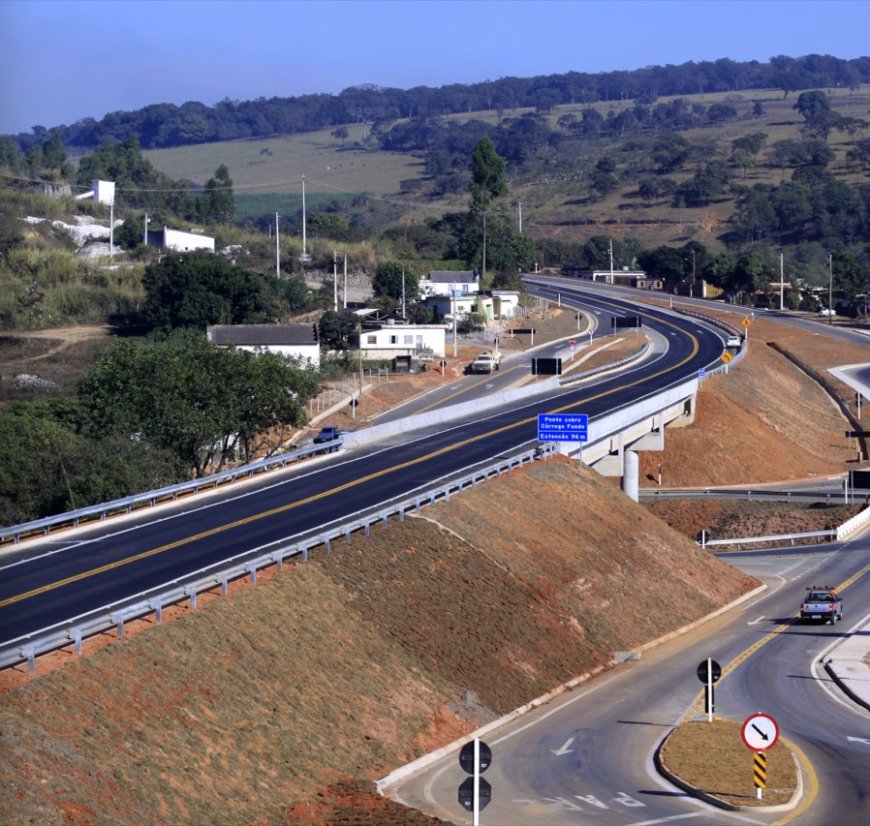 MG-050: Trecho em Córrego Fundo será interditado para passagem de cabos de energia elétrica