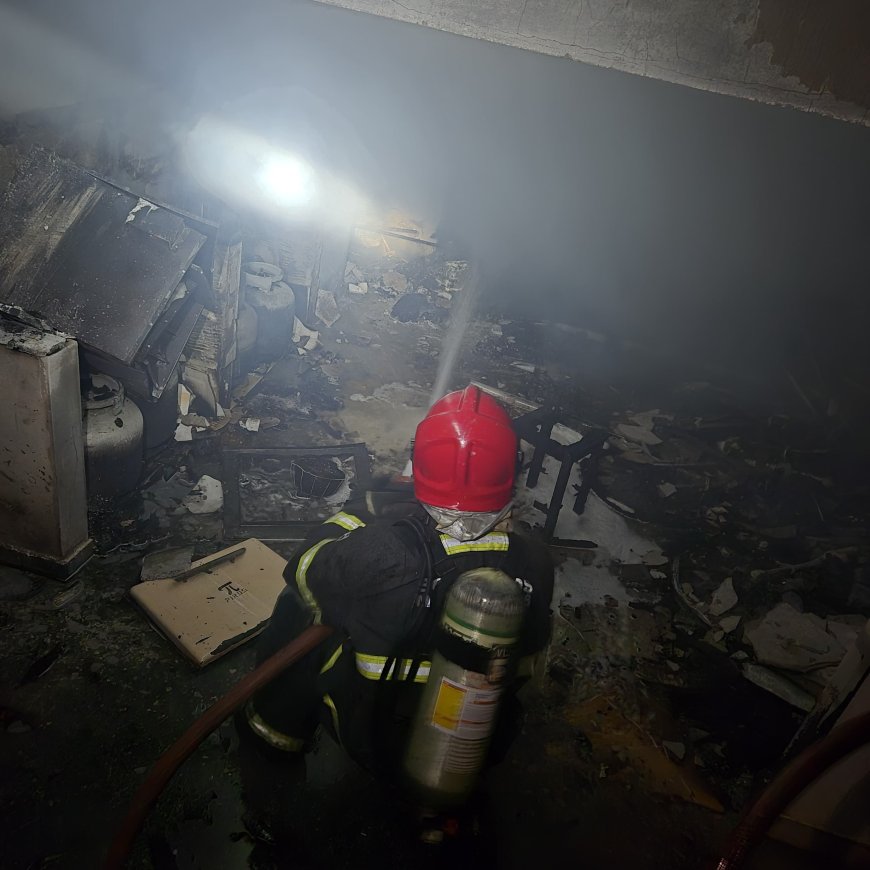 Incêndio em 4 botijões de gás destrói porão de casa em Bom Despacho