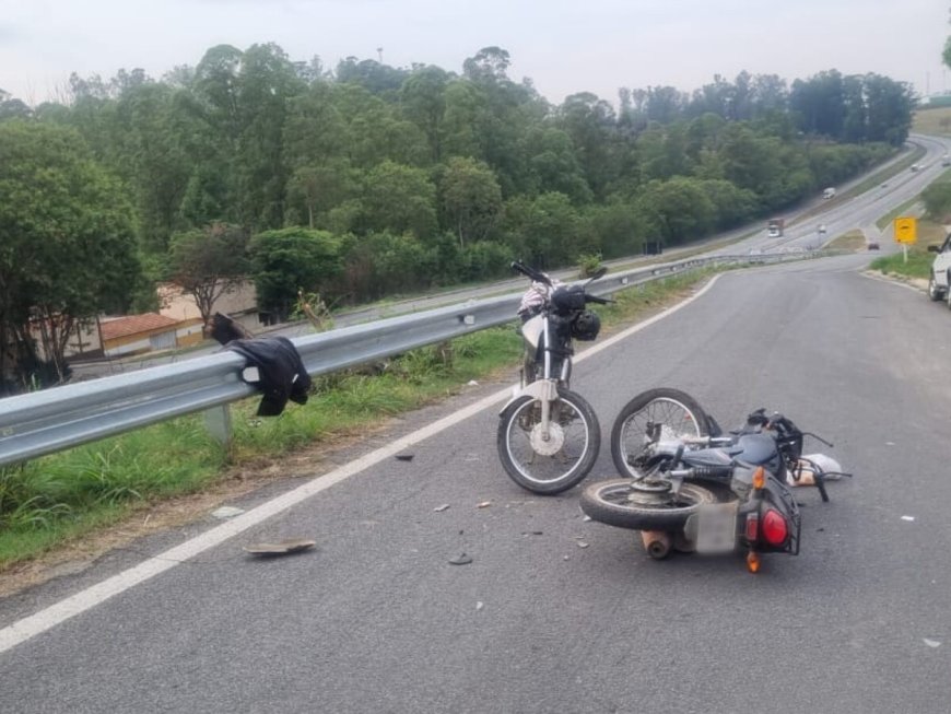 Motociclistas ficam feridos após baterem de frente na MG-050, em Divinópolis