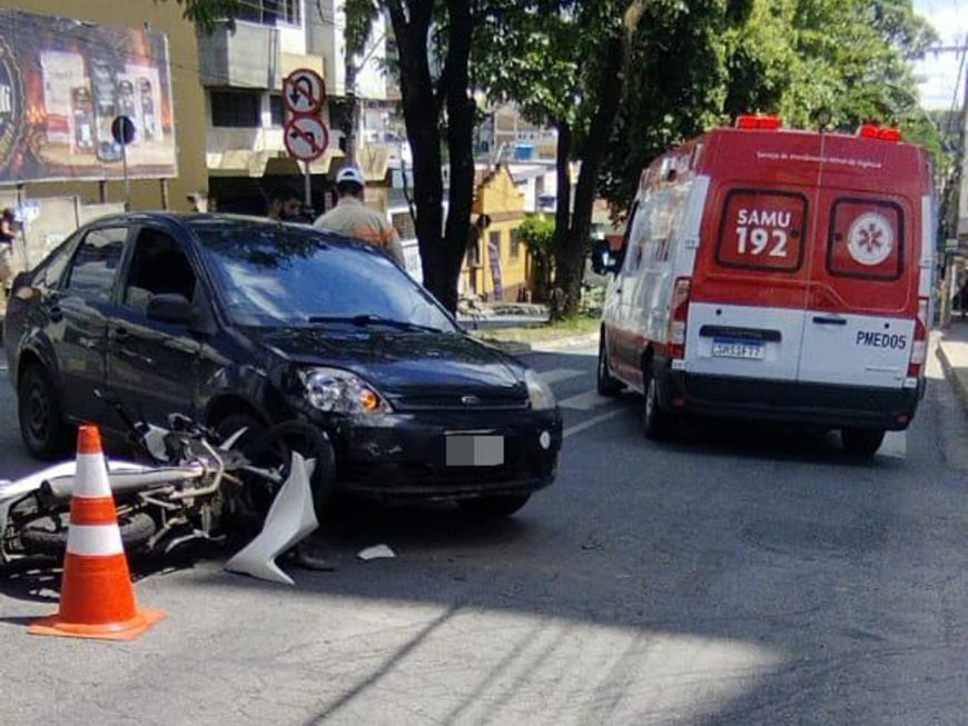 Vereador Ney Burguer se envolve em acidente na Avenida JK, em Divinópolis