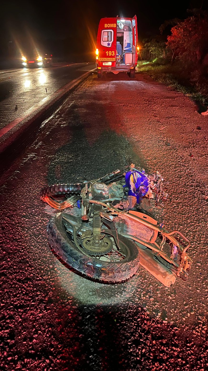 Motociclista morre após colisão frontal com caminhão em rodovia em MG